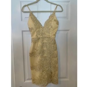 Golden Lace Dress✨